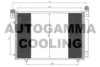 AUTOGAMMA 105008 Condenser, air conditioning